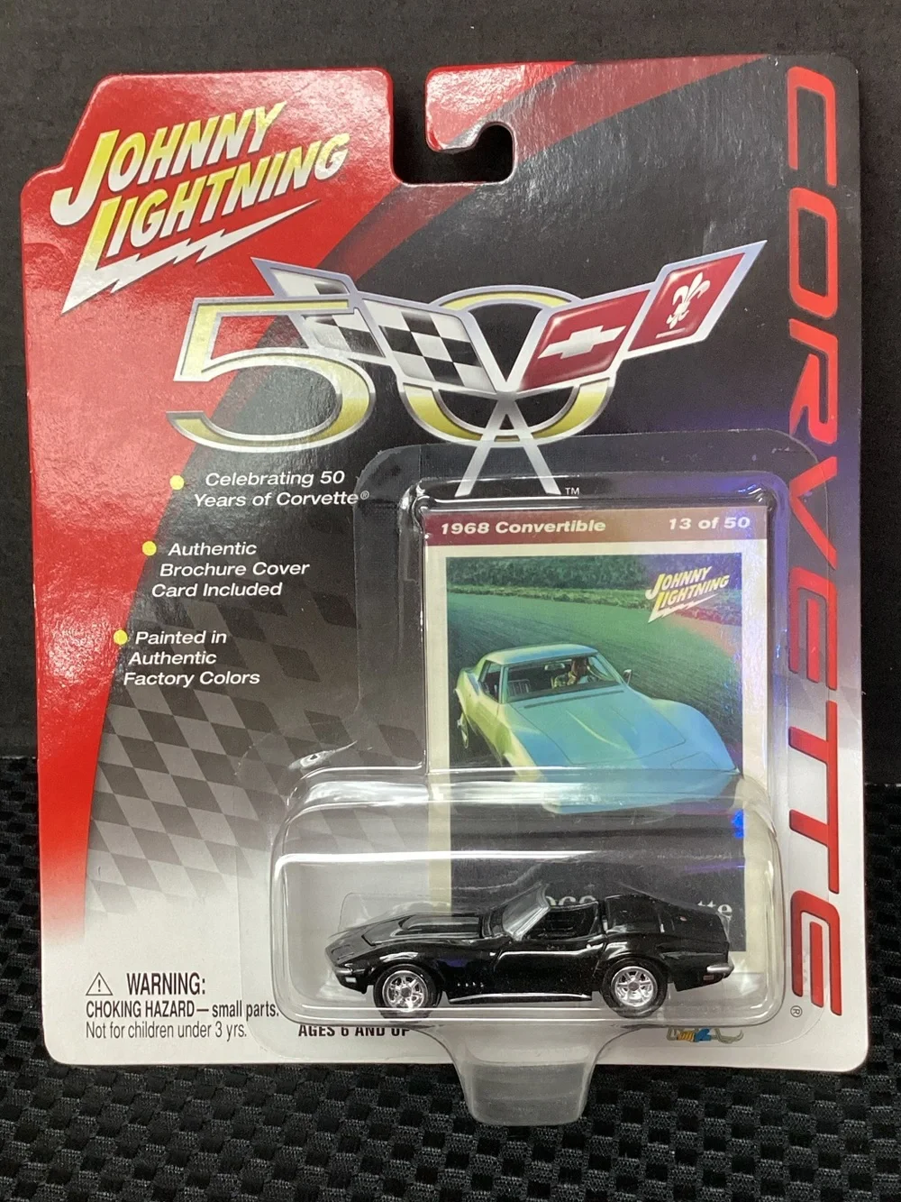 1968 Corvette Die-Cast Car - Black